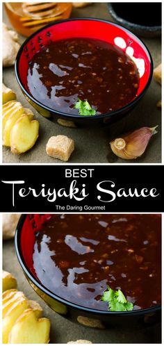 BEST Teriyaki Sauce Recipe Best Teriyaki Sauce, Teriyaki Sauce Recipe, Asian Sauce, Homemade Teriyaki Sauce, Teriyaki Sauce, Tapenade, Alfredo Sauce, Homemade Sauce, Asian Dishes