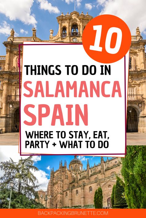 Spain Travel Itinerary, Day Trips From Madrid, Backpacking Spain, Salamanca Spain, Europe 2023, Best Beaches To Visit, Spain Trip, Europe 2024, Spain Wedding