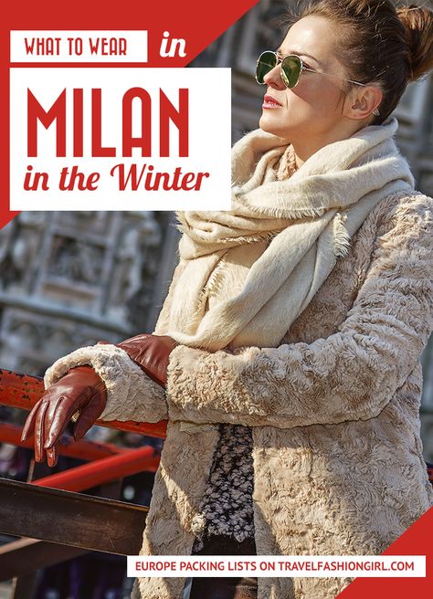 Milan is one of the fashion capitals of the world and a beautiful city to add to your tour of Italy. Here are our tips for what to wear in Milan this season! http://www.travelfashiongirl.com/what-to-wear-in-milan/ via @travlfashngirl #packing #list #travel What To Wear In Milan, Milan In Winter, Milan Outfits, Italy In May, What To Wear In Italy, March Outfits, Europe Packing, Tour Of Italy, Europe Packing List