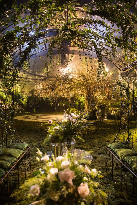 Image of Dior Masquerade Ball Dior Masquerade Ball Fairy Garden Themed Wedding, Ethereal Room Aesthetic Vintage, Cer Nocturn, Real Life Fairies, Enchanted Forest Wedding, Fairy Wedding, Wedding Scene, The Secret Garden, Alam Yang Indah