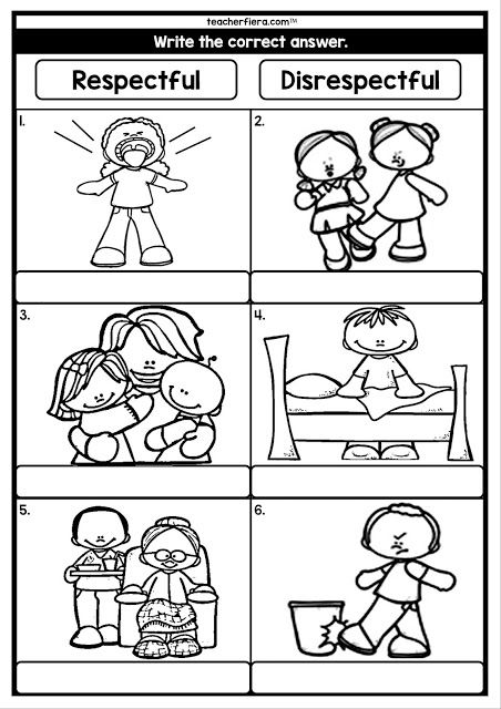 teacherfiera.com: ENGLISH YEAR 1 (JULY 2019) CIVIC EDU :MUTUAL RESPECT- MATERIALS AND EDITABLE LESSON PLAN Manners And Responsibilities Grade 1, Preschool Respect Activities, Prek Respect Activities, Respect Activities For Kindergarten, Respect Activities For Preschool, Respect Crafts For Kids, Respect Worksheets For Kids, Good Or Bad Choices Worksheet, Respect Worksheet