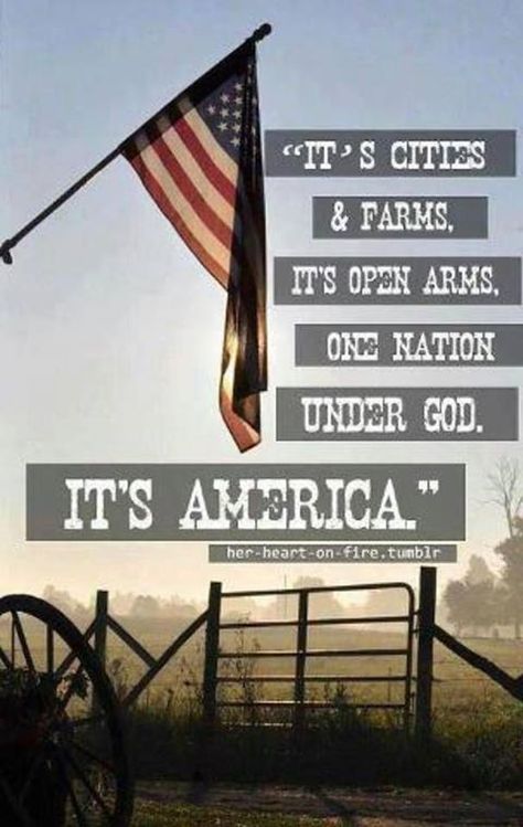 So glad that I live in America! We are truly blessed to live in this great country! But America needs God-fearing, God-loving citizens to pray  stand up for Biblical principals. It's what our nation was founded on! God Can Still Rescue America--for His glory!!! Rodney Atkins, America Pride, Independance Day, Army Family, City Farm, I Love America, Sea To Shining Sea, Home Of The Brave, Land Of The Free