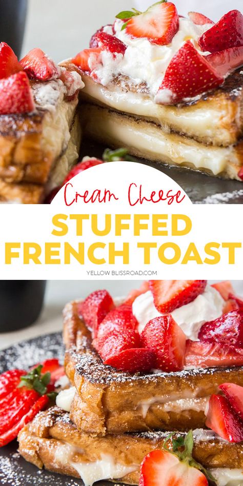 French Toast Breakfast Tacos, French Toast Casserole 8x8, Sweet Cream French Toast, Breakfast With Scrambled Eggs, Blackstone Stuffed French Toast, Baked Stuffed French Toast Cream Cheese, Stuffed Baked French Toast, Amazing French Toast, French Toast Recipe Stuffed