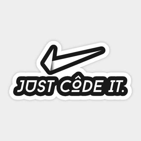 Programmer Quotes Funny, Coding Logo, Rick And Morty Stickers, Funky Quotes, Band Stickers, Computer Coding, Computer Sticker, Graphic Design Business, Graphic Design Ads