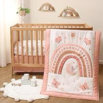 Cot Bedding, Pink, Cots, Boho Baby Girl, Crib Bedding Sets, Boho Rainbow, Crib Bedding, Bedding Set, Cribs