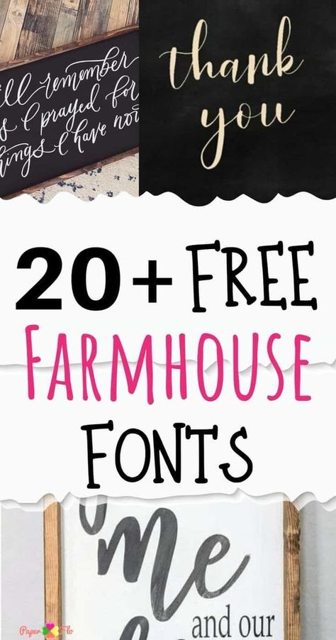 Are you looking for some free farmhouse fonts for your next project? It’s clear to see why everyone loves using these fonts for their craft projects. They give off that cozy at home feeling which fits in perfectly with DIY crafts like funny doormats or mugs with inspirational quotes. Cricut Free Fonts, Farmhouse Fonts Free, Free Printable Fonts, Cozy Fonts, Free Farmhouse Fonts, Writing Styles Fonts, Fancy Fonts Alphabet, Font Ideas Alphabet, Country Fonts