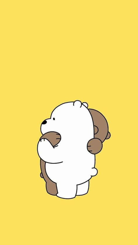 Ice Bear We Bare Bears, Beast Wallpaper, We Bare Bears Wallpapers, Ice Bears, Panda Wallpapers, Cute Panda Wallpaper, Cute Emoji Wallpaper, Cartoon Wallpaper Iphone, Iphone Wallpaper Tumblr Aesthetic