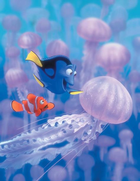 "I shall call him Squishy and he shall be mine. And he shall be my Squishy!" Nemo Wallpaper, Dory Just Keep Swimming, Dory And Marlin, Dory Nemo, Finding Nemo 2003, Disney Finding Nemo, Jessie Toy Story, Toy Story 3, Film Disney