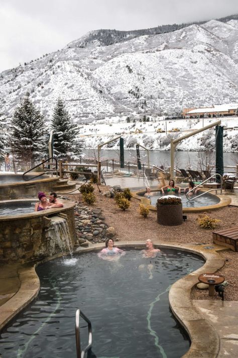 Mountain Hot Springs, Winter Colorado, Winter Family Vacations, Denver Travel, Visit Denver, Family Ski Trip, Road Trip To Colorado, Explore Colorado, Hot Springs Arkansas