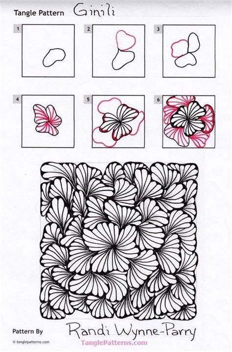 zentangle ginilli - Yahoo Image Search Results Modele Zentangle, Zantangle Art, Zentangle Kunst, Awesome Drawing, Drawing Patterns, Zen Tangles, Zentangle Tutorial, Tangle Pattern, Tangle Doodle