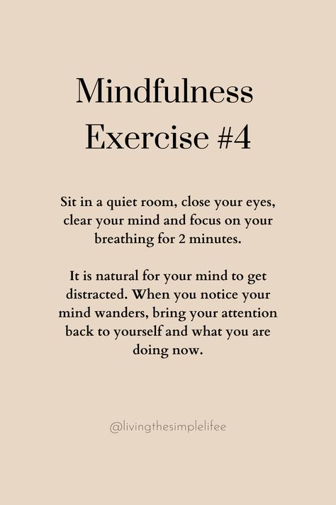 Sit in a quiet room, close your eyes, clear your mind and focus on your breathing for 2 minutes. It is natural for your mind to get distracted. When you notice your mind wanders, bring your attention back to yourself and what you are doing now. How To Clear Your Mind, Clear Mind Aesthetic, Clearing Mind, Whats On Your Mind, Renewing Your Mind, Back To Yourself, Feed Your Mind, Quiet Your Mind, Deep Focus