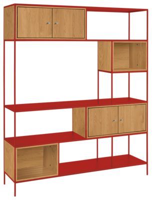 Media Cabinets, Foshay Bookcase, Media Bookcase, Bookcase Wall Unit, Veneer Door, Entryway Cabinet, Wood Insert, White Oak Wood, Steel Wood