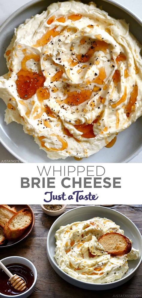 Fresco, Whipped Brie, Brie Cheese Recipes, Brie Appetizer, Brie Recipes, Just A Taste, Whipped Feta, Brie Cheese, Food Style