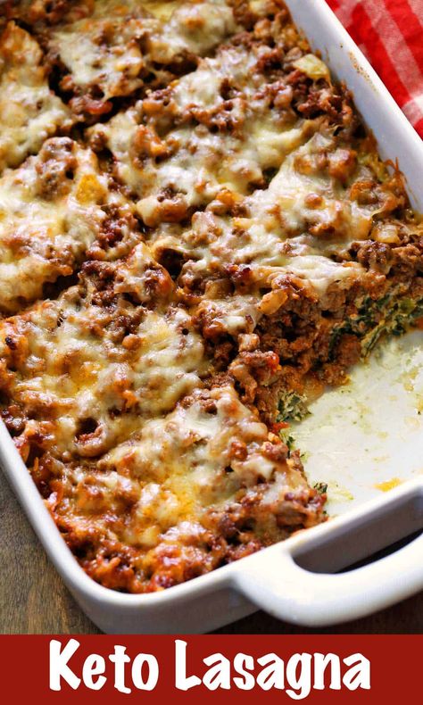 Ground Beef And Spinach, Keto Spinach, Spinach Healthy, Keto Lasagna, Low Carb Low Fat Recipes, Keto Beef Recipes, Spinach Lasagna, Recetas Keto, Ground Beef Recipes For Dinner