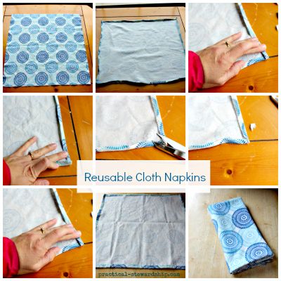 Reusable Napkins, Diy Napkins, Second Hand Stores, Cloth Napkin, Fabric Scissors, Flannel Pajamas, Kitchen Linens, Cloth Napkins, Paper Napkins
