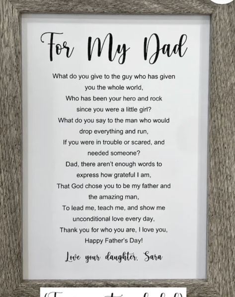 What To Write In Dads Birthday Card, What To Write In A Fathers Day Card, Poem For Dad From Daughter, Poems For Father, Happy Birthday Dad Quotes, Grandad Quotes, Great Dad Quotes, Fathers Day Letters, Dad Birthday Quotes