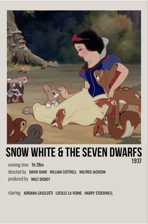 Dangerous Forest, Eddie Collins, Snow White Movie, Movie Poster Room, Old Disney Movies, Disney Minimalist, Film Polaroid, Disney Movie Posters, Disney Movies To Watch
