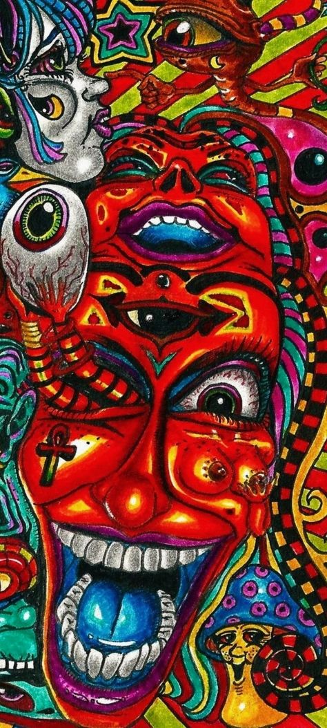 Acid Trips Visuals, Artsy Grunge, Acid Wallpaper, Trippy Photos, Starry Night Wallpaper, Trippy Pictures, Halloween Wallpaper Iphone Backgrounds, Trippy Aesthetic, Funky Wallpaper