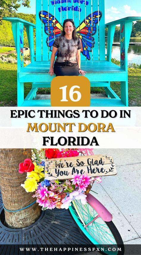 16 Epic Things To Do in Mount Dora, Florida Mount Dora Florida Christmas, Mount Dora Florida, Florida Travel Guide, Travel Florida, Florida Camping, Usa Destinations, Mount Dora, Trip Destinations, Greece Travel Guide