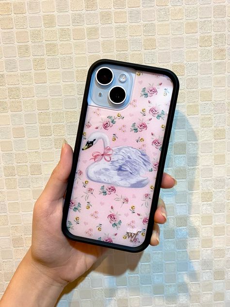 Wildflower case, Swan iphone case, iphone case, cute phone case Swan Wildflower Case, Iphone 15 Wildflower Case, Wild Flowers Cases, Wildflower Case Wallpaper, Wild Flower Cases, Wild Flower Case, Wf Cases, Wildflower Aesthetic, Apple Ideas