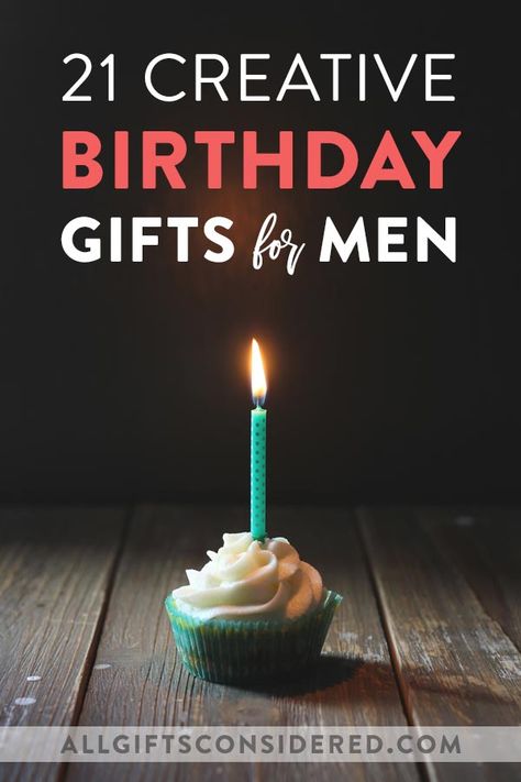 21 Creative Birthday Gifts for Men (That He Actually Wants) » All Gifts Considered Best Gifts For Men Birthdays For Him, Thoughtful Mens Birthday Gifts, 21 Birthday Gifts For Him, Birthdays For Men, Presents For Man Birthday, Small Birthday Gift Ideas For Him, Gifts For Boyfriend Birthday Unique, Coworker Birthday Gifts For Men, Creative Birthday Gifts For Him