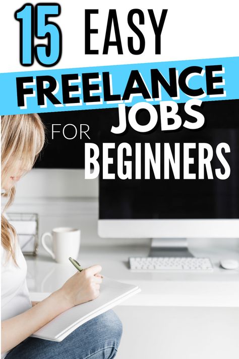 15 easy freelance jobs for beginners. Freelance projects are a great way to find new clients and make money. Find out how to find easy freelance jobs that you can do with very little experience. How To Freelance, Freelancing Jobs For Beginners, Best Freelance Jobs, Easy Freelance Jobs, Online Freelance Jobs, Jobs You Can Do From Home, Free Lance Jobs, Freelance Jobs For Beginners, Freelance Jobs Ideas