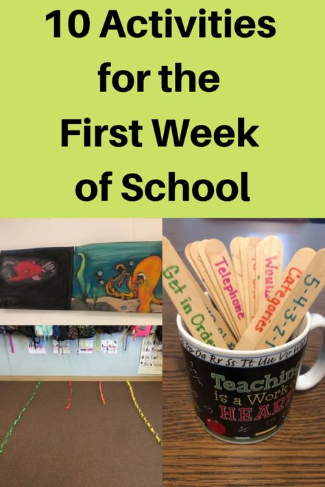 First Week Of School Ideas, First Week Of School Activities 4th, First Week Of School Activities 2nd, Back To School Activities 1st, School Wide Themes, First Week Activities, First Day Activities, Classroom Procedures, First Week Of School