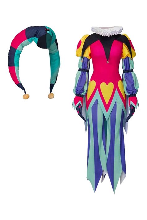 PRICES MAY VARY. Enhance your Helluv-a Boss cosplay with the Fizzarolli costume: This high-quality cosplay costume is designed to accurately replicate the iconic character Fizzarolli from Helluv-a Boss. Every detail, from the vibrant colors to the intricate patterns, is faithfully recreated for an authentic cosplay experience. Available in multiple sizes for the perfect fit: We understand that everyone's body shape and size are unique. That's why our Fizzarolli cosplay costume comes in multiple Anime Demon Outfit, Fizzarolli Cosplay, Comfortable Halloween Costumes, Goth Halloween Costumes, Helluva Boss Cosplay, Fantasy Cosplays, One Piece Halloween Costume, Demon Outfit, Halloween Costumes Adult