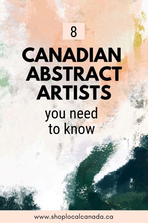 We recently discovered the following eight Canadian abstract artists and are excited to share them with you. | Canadian artists | Canadian abstract art | Modern Emulsions | Zoe Boivin | Amy Montgomery | Sharon Barr | Kaitlin Johnson | Jill Paddock | Sarah Phelphs | Courtney Senior Canadian Lifestyle, Canadian Gifts, Canadian Things, Canadian Culture, Museum Studies, Pablo Picasso Paintings, Abstract Art Modern, Canadian Travel, Picasso Paintings