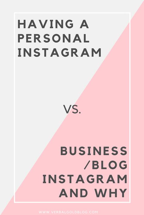 Why You Should Have Separate Personal And Business/Blog Instagram Accounts Social Media 101, Instagram Business Account, Answer This Question, Post Grad Life, Post Grad, Blog Names, Blog Instagram, Instagram Business, Blog Marketing