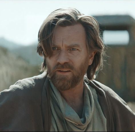 Ewan Mcgregor Hairstyle, Obi Wan Kenobi Hair, Obi-wan Kenobi, Obi Wan Kenobi Series, Obi Wan Kenobi Icon, Ewan Mcgregor Obi Wan, Star Wars Icon, Kenobi Series, Star Wars Aesthetic