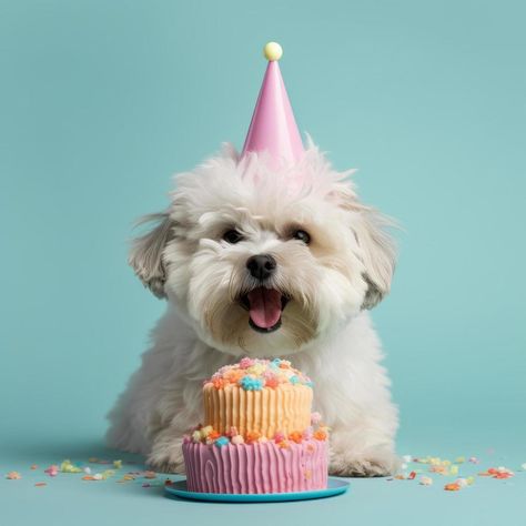 One Year Dog Birthday, Dogs Birthday Photoshoot Ideas, First Birthday Dog Photoshoot, Puppy First Birthday Photoshoot, Dog Birthday Party Photo Shoot, Dog Cake Smash Pet Photography, Dog 1st Birthday Photoshoot, Pet Birthday Photoshoot, Dog Bday Photoshoot