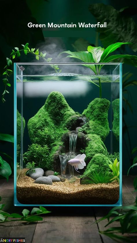 [10+] Betta Fish Tank Ideas (With Pictures) - Complete Guide 2024 Aquarium Tank Ideas, Plant Aquarium Ideas, Mini Aquarium Ideas, Fish Tank Ideas Decorations, Betta Fish Tank Ideas Aquascaping, Aquarium Setup Ideas, Beta Aquarium, Aesthetic Fish Tank Ideas, Beta Fish Tank Ideas