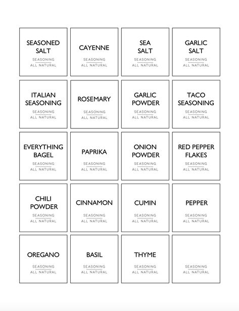 Organizing My Kitchen Cabinets – FREE Label Printouts for Your Kitchen Jars | Daily Dose of Charm Pantry Labels Printable Free, Kitchen Labels Printables, Pantry Labels Template, Pantry Labels Printable, Diy Pantry Labels, Kitchen Jar Labels, Remodel Kitchen Cabinets, Free Pantry Labels, Modern Kitchen Pantry