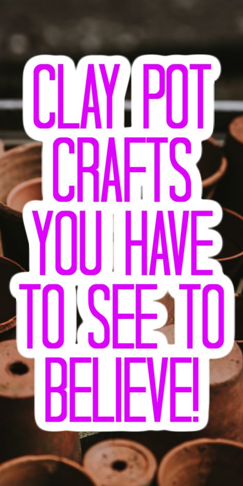 Over 40 clay pot crafts that you can make in 15 minutes or less! Grab your terra cotta pots and get started on these DIY projects! #crafts #claypots #spring #summer Adirondack Chairs Painted, Terra Cotta Pot Crafts Diy, Outdoor Kitchen Design Modern, Clay Pot Projects, Clay Pot People, Shoelace Patterns, Flower Pot People, Terra Cotta Pots, Steampunk Crafts