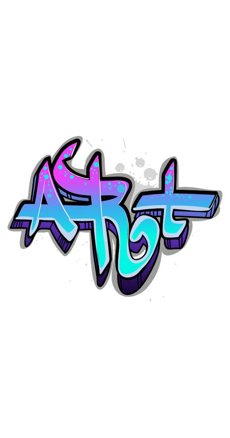There are no borders for art - only walls. Bright sticker with the gradient word Art in graffiti style.. #art #Graffiti Graffiti, Intro Paragraph, Modern Graffiti, Graffiti Style Art, Art Graffiti, Style Art, Graffiti Art, Word Art, Borders