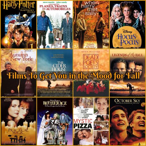 None-Horror movies that will get you in the mood for the Autumn season. Autumn Aesthetic Tv Shows, Fall Movies On Amazon Prime, Classic Fall Movies List, Spooky Season Tv Shows, Autumn Movies And Shows, Autumn In Movies, Movies To Watch In September, Classic Fall Movies, Best Autumn Movies