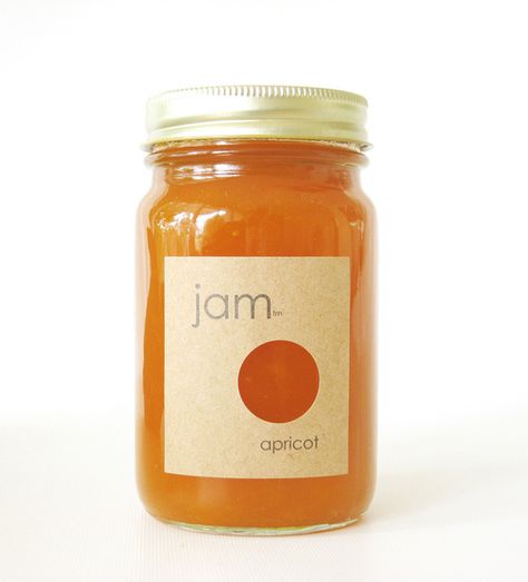 Best Packaging Label Design Jar Jam images on Designspiration Jam Jar Labels, Jam Packaging, Jam Label, Honey Packaging, Jar Packaging, Jar Design, Apricot Jam, Thai Curry, Food Packaging Design