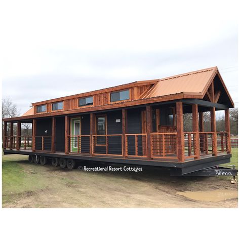 Black House With Copper Roof, Black House Copper Roof, Copper Roof House, Copper Metal Roof, Black Siding, Recreational Resort Cottages, Shiplap Siding, Cabin Renovation, Porch Landscaping