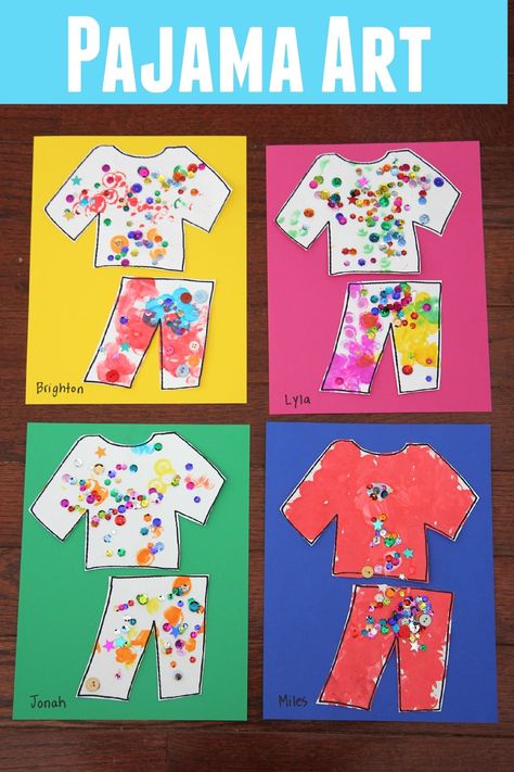 Pajama Name Matching Activity for Kids inspired by Llama Llama Red Pajama Virtual Book Club for Kids Pajama Art Preschool, Clothes Theme For Preschool Art Projects, Clothing Activities For Preschool Ideas, Clothes Unit For Preschool, Clothing Themed Activities Preschool, Pj Week Activities, Pajama Week Activities, Bedtime Theme Preschool Activities, Clothes Art Activities For Preschool