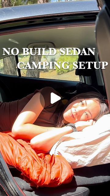 Kate V-entures Outdoors on Instagram: "Super simple no build sedan car camping setup in my mazda3. Got helllla sick this month right before I was supposed to go on a couple trips to visit family & friends, and couldn’t really un-take my 1.5 weeks of vacation off 🥲 Luckily car camping doesn’t have to take that much energy, so I did this instead 🫰🤠   . . . . . . . . . . . . #carcamping #nobuildcamper #camperbuild #sedancamping #mazda3 #mazda3camping #solocarcamping #carcamper #carcampingadventures #nobuild #camping #solocamping #solohiking #outdooradventures #outdoors" Mid Size Sedan, Car Camping Sedan, Sedan Car Camping, Camping In Suv, 4wd Camping Setup, Sedan Camping, Car Camping Setup, Couple Trips, Camping Setup