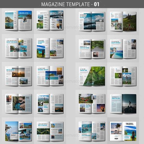 Magazine Bundle Travel Magazine Design, Travel Magazine Layout, Posters Kpop, Ad Layout, Desain Editorial, Travel Poster Design, Magazine Layout Design, Travel Magazine, Indesign Templates