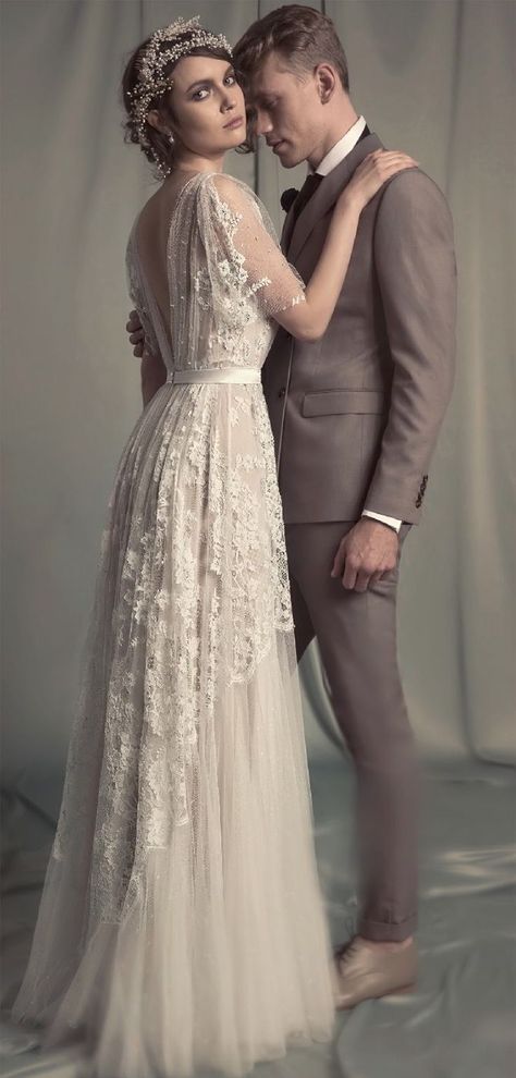 #weddingdresses #weddingwednesday #weddingplanning #bridetobe #weddingideas Pnina Tornai, Vintage Wedding Dress 1920s, 1920s Wedding Dress, 1920s Wedding, Wedding Dresses 2017, Wedding Gowns Vintage, Vestidos Vintage, Wedding Gowns Lace, Wedding Dresses Romantic