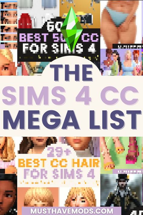 Everything you need for your cc folder all in one place! This is the ULTIMATE list of absolute best sims 4 cc. I've spent the last YEAR putting together lists of incredible sims 4 cc that are all separated by category. I have a list for everything from cc packs to makeup to furniture to skin! I even have a list for Y2K cc and Cottagecore cc. Well with this post, I'm putting all my lists in ONE place for you to easily find & download A TON of sims 4 custom content quickly! Best Sims 4 Cc, Sims 4 Seasons, Sims Challenge, Cc Packs, Sims 4 Challenges, Cc Folder, The Sims 4 Skin, Muebles Sims 4 Cc, The Sims 4 Packs