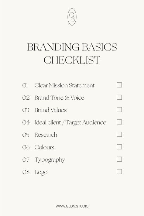 Strong Branding, Branding Basics, Branding Checklist, Finanse Osobiste, Business Branding Design, Business Branding Inspiration, Decor Studio, Business Marketing Plan, Social Media Marketing Plan