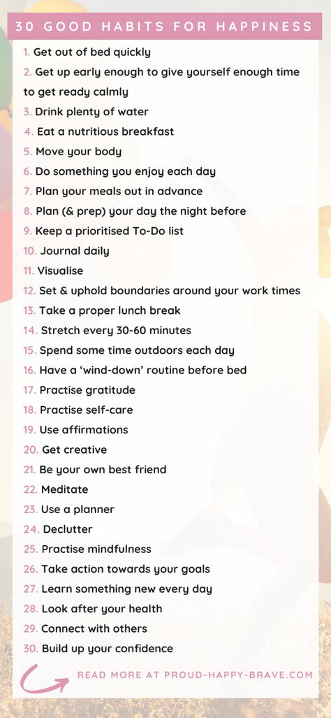 Habits can be really powerful but what are some good habits to start that will boost your health & happiness? Here are 30 of my favourite!! Click through to find out why habits are important, what makes these 30 good habits so powerful, PLUS get a FREE habit tracker to help you set up your new habits! Ab Workouts, Good Habits To Start, Free Habit Tracker, Habits To Start, Healthy Happy Life, Self Care Bullet Journal, Get My Life Together, Finding Happiness, Move Your Body