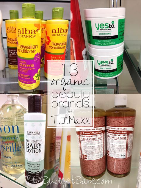 13 Organic Beauty Brands We Spotted at TJ Maxx (and you might too!) Homemade Facials, Tj Maxx Finds, Coconut Lotion, Organic Skin Care Recipes, Tea Tree Shampoo, Organic Brand, Natural Teas, Organic Beauty Brands, Clean Living