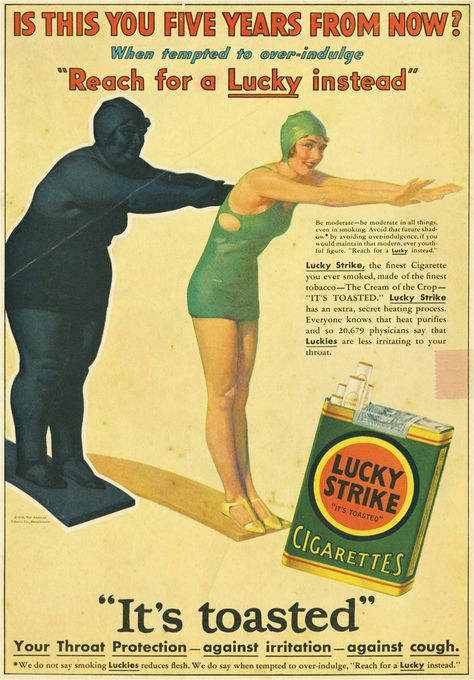 VINTAGE CIGARETTE ADS: “…A LUCKY INSTEAD OF A SWEET” Vintage Ads, Stare Reklamy, Pin Up Vintage, Old Advertisements, Retro Ads, Photo Vintage, Old Ads, Gi Joe, The Good Old Days