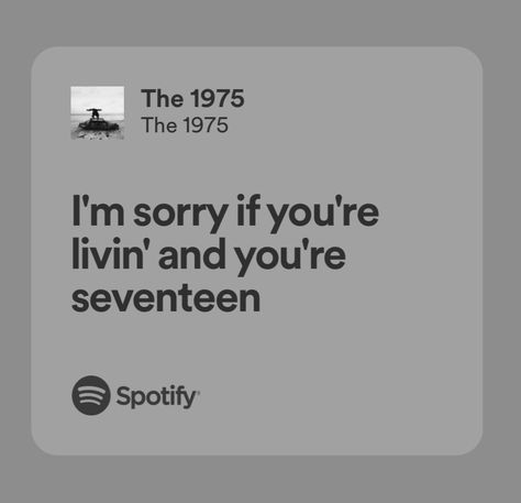 Songs About Being 17, 17 Lyrics, Emo Lyrics, Sorry For Myself, Real Lyrics, Emotional Damage, Digital Vision Board, Music Things, Me Too Lyrics