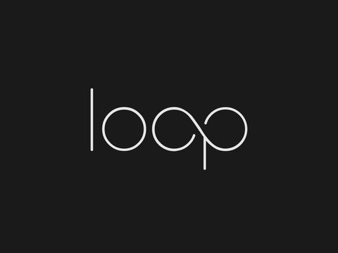 Loop logo animation by GraphicLab on Dribbble Loop Logo Design, Loop Typography, Loop Drawing, Circle Typography, Brand Identity Design Logo Inspiration, Loop Logo, Bold Logo Design, Coffee Shop Branding, Motion Logo